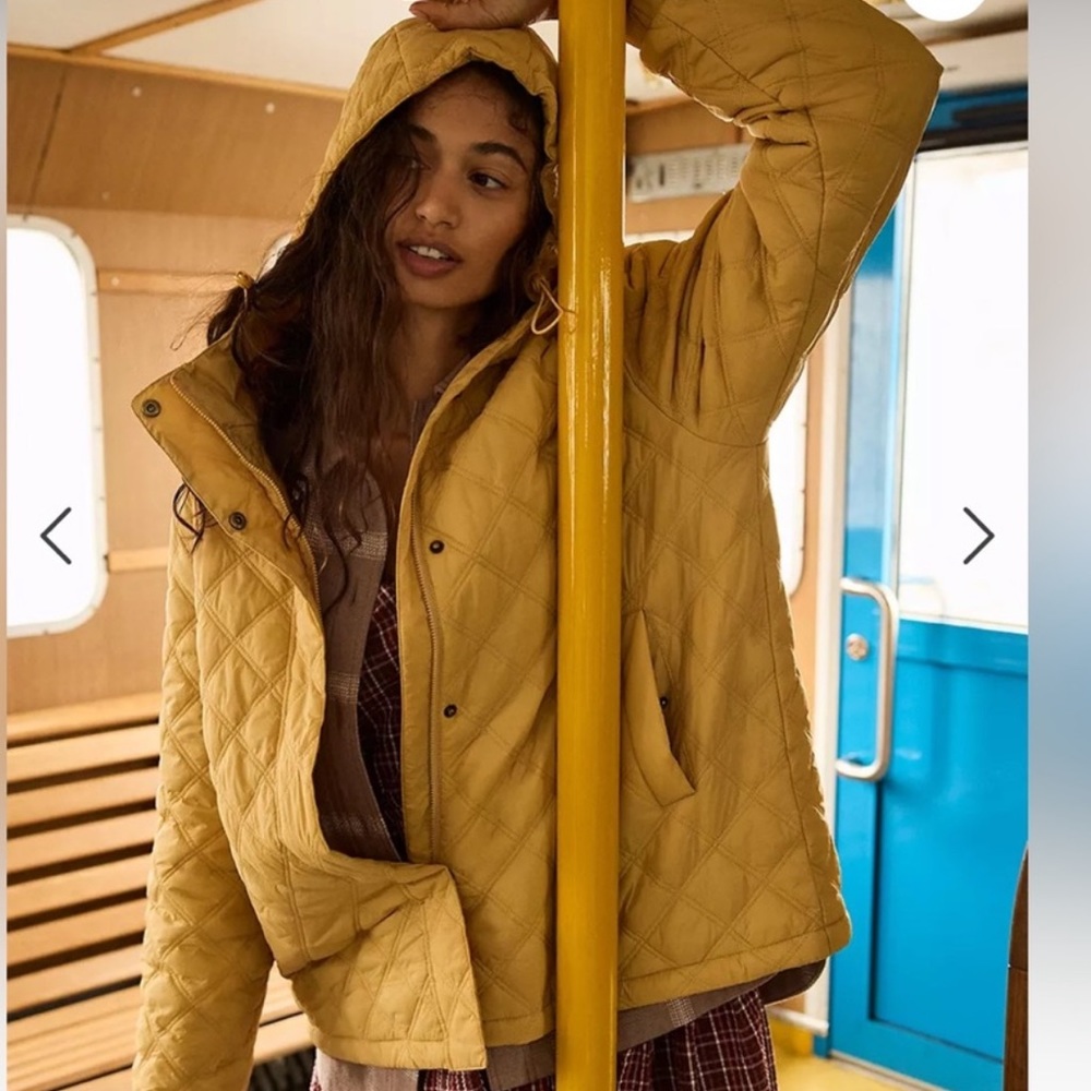 Madewell Airpuff Packable Jacket in Chanterelle